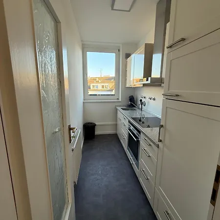 Modernes Apartment Duisburg-Mitte mit Balkon Exterior foto